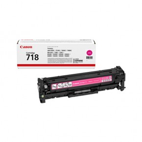 Canon CRG-718M Kırmızı Spot Orjinal Toner