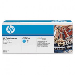 hp CE741AC Mavi Orjinal Toner Spot