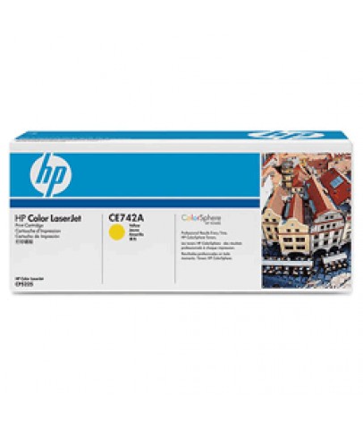 Hp CE742A Sarı Orjinal Toner