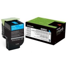 LEXMARK CX310C Orjinal Toner Spot Mavi