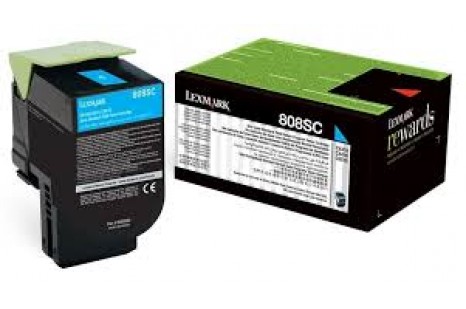 Lexmark cx310c Mavi Orjinal Toner