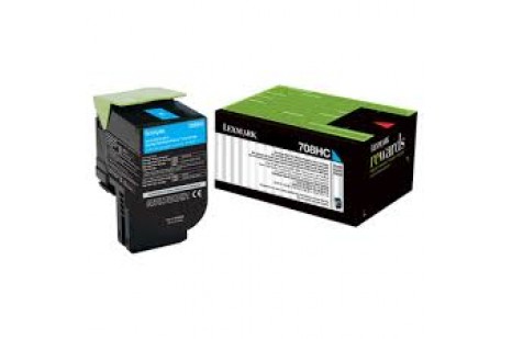 Lexmark cx410c Orjinal  Mavi Toner