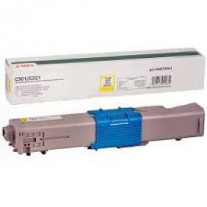 Oki c301y Sarı Orjinal Toner