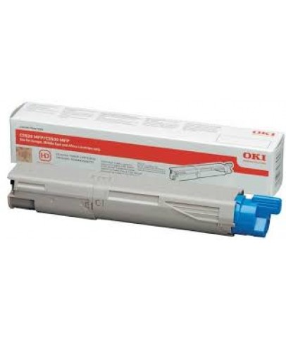 Oki C3520C Mavi Orjinal Toner Spot