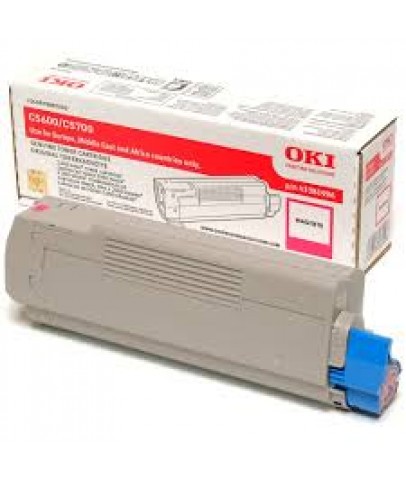 Oki c5600m Kırmızı Orjinal Toner