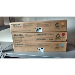 Toshiba T-FC200U-C Mavi Orjinal Fotokopi Toner Spot