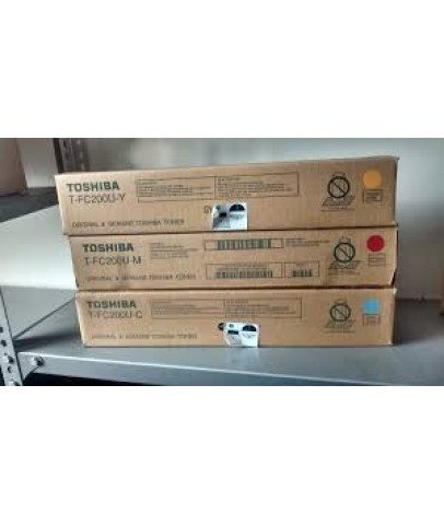 Toshiba T-FC200U-C Mavi Orjinal Fotokopi Toner Spot