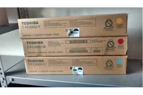 Toshiba t fc200u y Sarı Spot Orjinal Fotokopi Toneri
