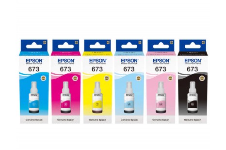 EPSON T673 T6732 T6733 T6734 T6735 T6736 Orjinal Mürekkep