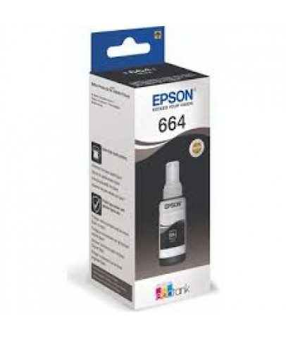 Epson T6641 Siyah Orjinal Mürekkep L100