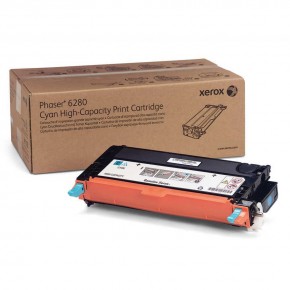 Xerox Phaser 6280C Mavi Orjinal Toner