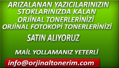 Spot Tonerlerinizi Alıyoruz